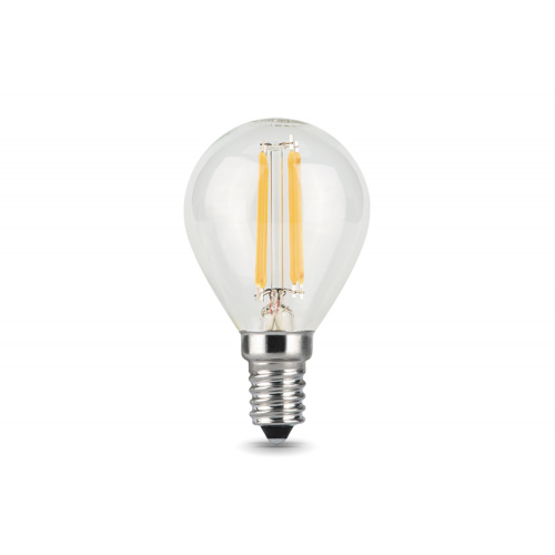 Лампа светодиодная Gauss Filament E14 11W (750lm) 4100K, прозрачная, нитевидная, 105801211
