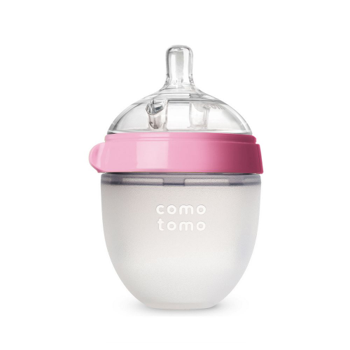 Бутылочка Comotomo антиколиковая 150 мл с рождения розовая