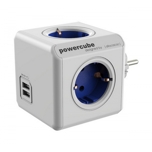 Сетевое зарядное устройство Allocacoc PowerCube 2 USB 4,2A White