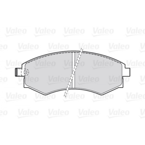Комплект тормозных дисковых колодок Valeo 301574