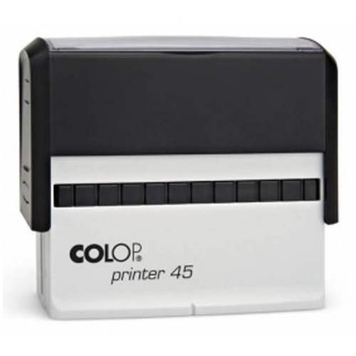Оснастка для печати Colop Printer 45. Поле: 82х25 мм. Цвет корпуса: черный