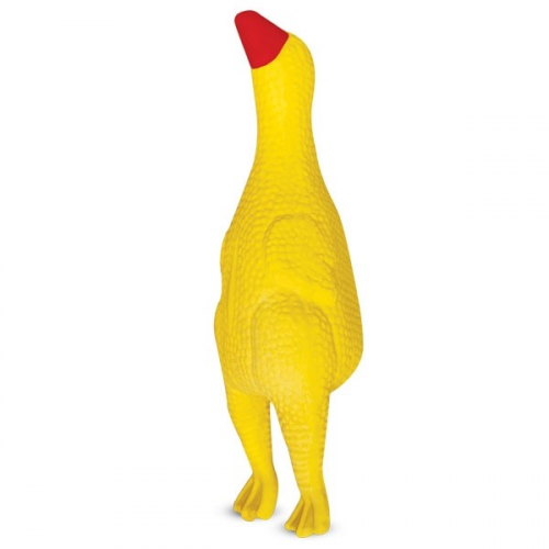 Жевательная игрушка для собак Triol Гусь ощипанный из латекса, желтый, 35 см