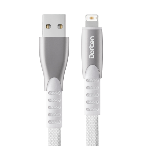 Кабель Dorten Lightning to USB Cable Flat Series 1 м White