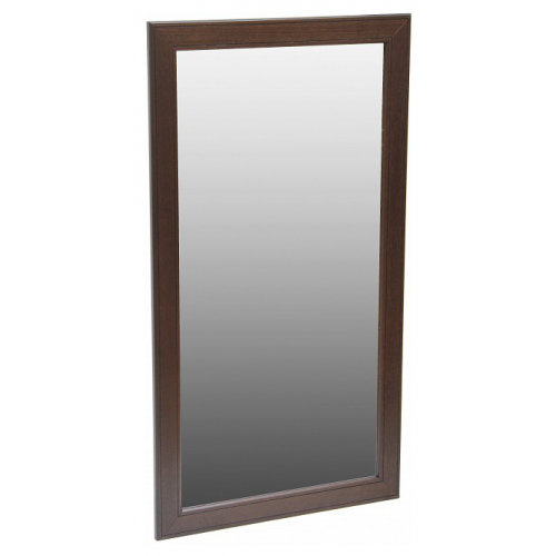 Зеркало настенное Мебелик 2392 60х110 см, темно-коричневый/патина