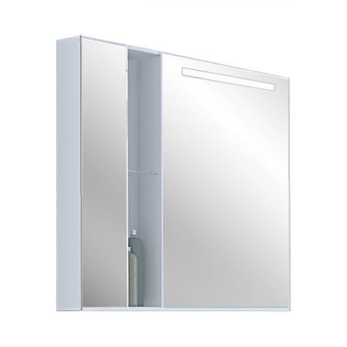 Шкаф-зеркало для ванной Акватон Марко 80, белый (1A181102MO010)