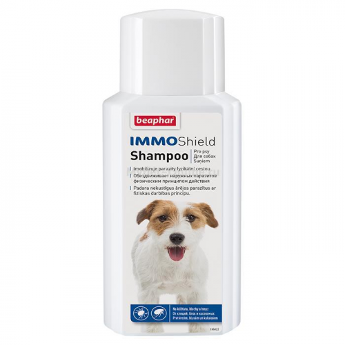 Шампунь для собак Beaphar Immo Shield против блох и клещей, диметикон, 250 мл