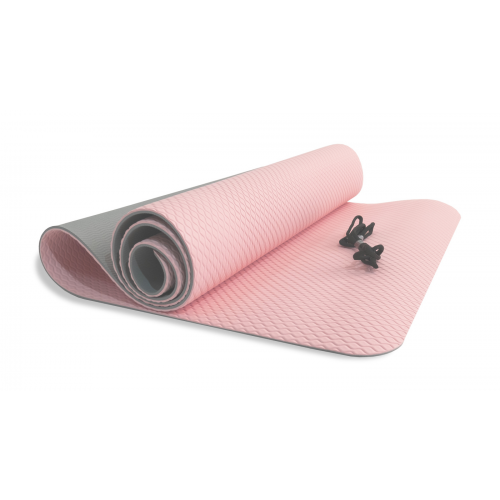 Коврик для йоги IronMaster IRBL17107-P розовый 173 см, 6 мм