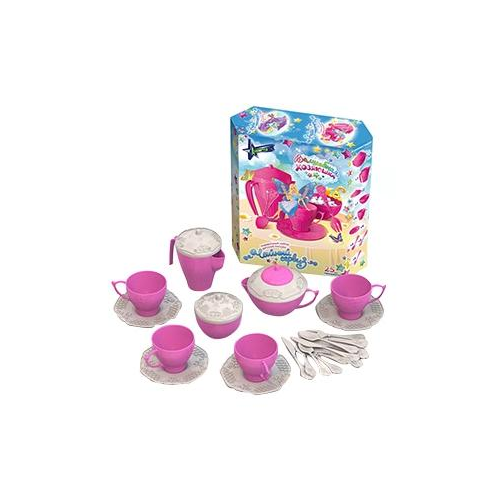 Подарочный набор детской посуды чайный сервиз волшебная хозяюшка