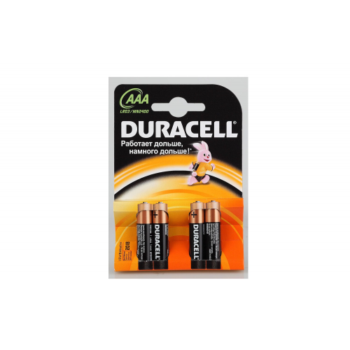 Батарейка Duracell Basic ААА 4 шт