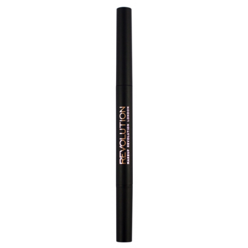 Карандаш для бровей Makeup Revolution Duo Brow Pencil Dark Brown