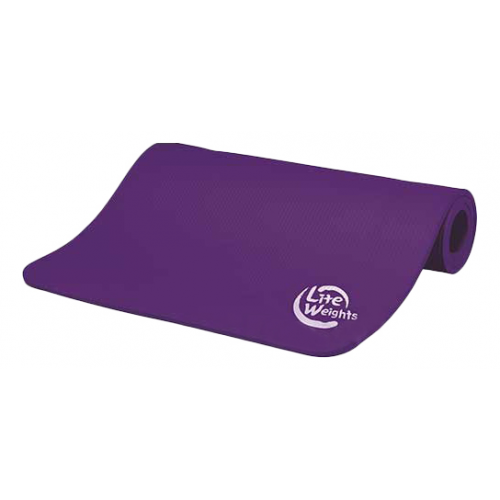 Коврик для фитнеса Lite Weights 5420LW фиолетовый 180 см, 10 мм