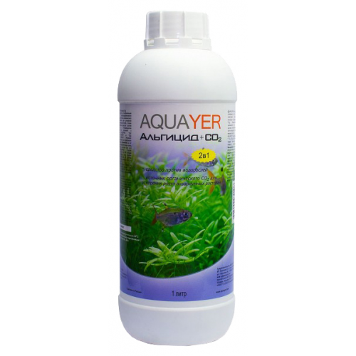 Удобрение для аквариумных растений Aquayer Альгицид+СО2 1000 мл