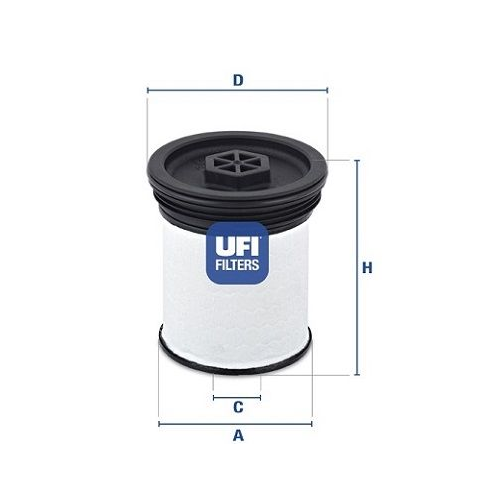 Фильтр топливный UFI 26.019.01