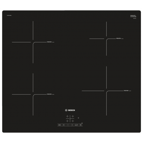 Встраиваемая варочная панель индукционная Bosch PUE611BB1E Black