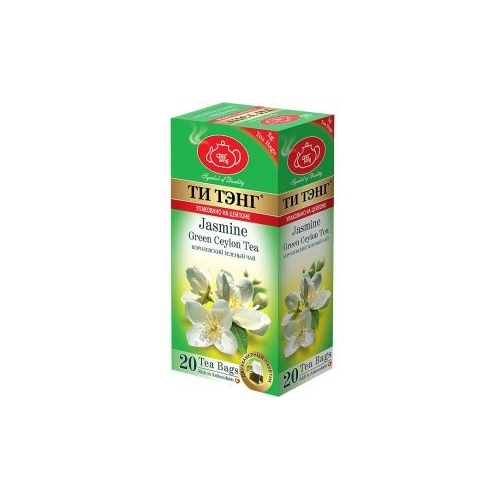 Чай зеленый в пакетиках для чашки Ти Тэнг Jasmine 20*2 г