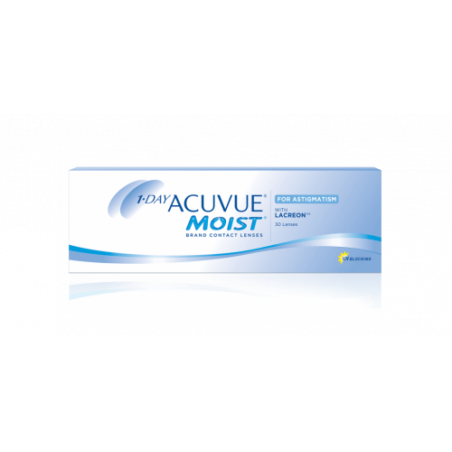 Контактные линзы 1-Day Acuvue Moist for Astigmatism 30 линз -2,50/-1,25/20