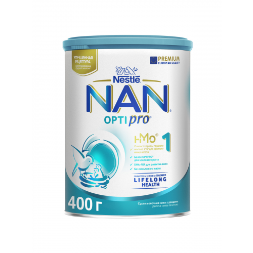 Молочная смесь NAN Optipro 1 от 0 до 6 мес. 400 г