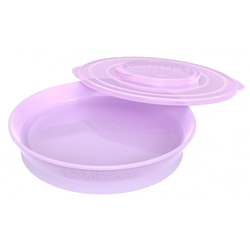 Тарелка Twistshake, цвет: пастельный фиолетовый (Pastel Purple)