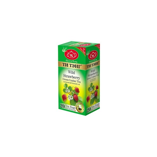 Чай зеленый в пакетиках для чашки Ти Тэнг Wild Strawberry 20*2 г