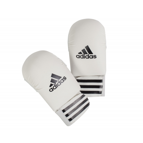 Боксерские перчатки Adidas Smaller черные/белые, 6 унций
