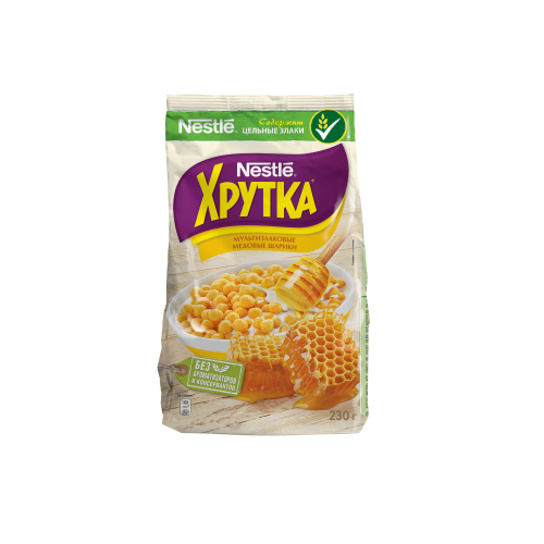 Готовые завтраки Nestle медовые шарики хрутка 230 г