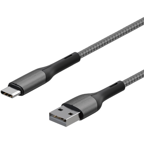 Кабель InterStep USB3.0 2м, Dark Grey (IS-DC-TPCU3NYSG-200B210)