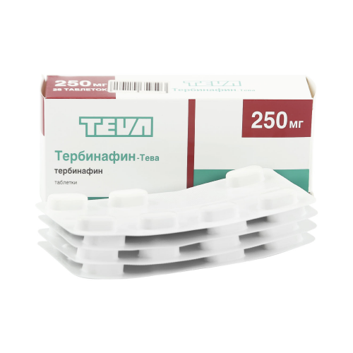 Тербинафин-Тева таблетки 250 мг 28 шт