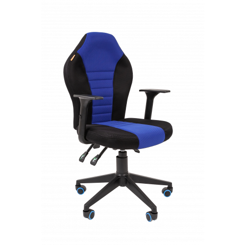 Игровое кресло Chairman game 8 черный; синий