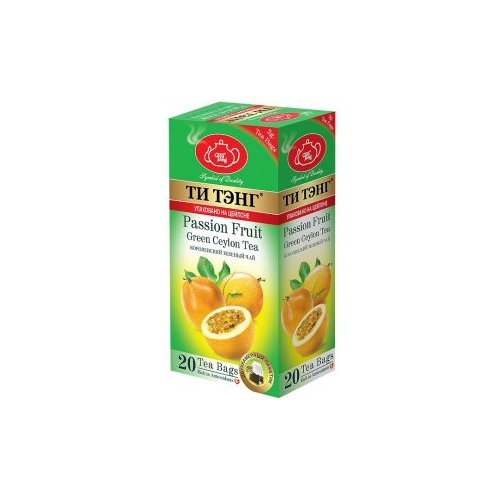 Чай зеленый в пакетиках для чашки Ти Тэнг Passion Fruit 20*2 г