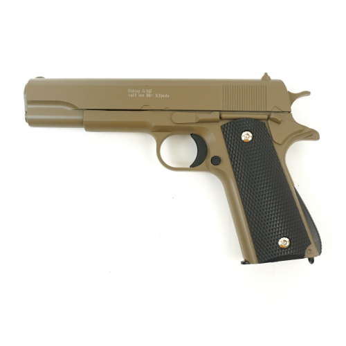 Страйкбольный пружинный пистолет Galaxy Китай (кал. 6 мм) G.13D (песочный)