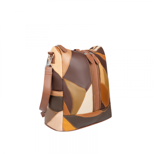 Сумка-рюкзак женская Мой мир Римские Каникулы светло-коричневая