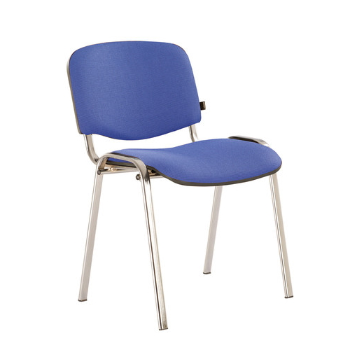 Офисный стул Brabix CF, хром/синий