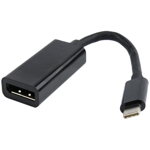Адаптер Gembird USB Type-C-DisplayPort, M-F 0,15м Black (A-CM-DPF-01)
