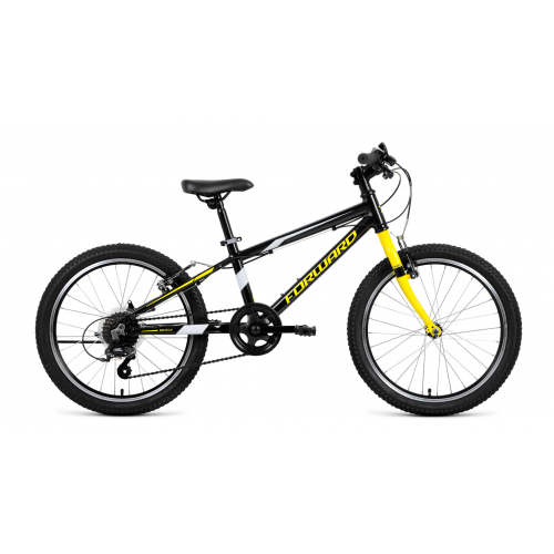 Велосипед Forward Rise 20 2.0 2019 11" black/yellow