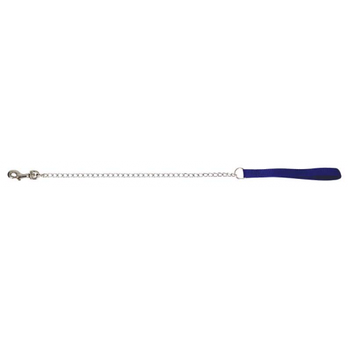 Поводок для собак Triol Поводок-цепь с нейлоновой ручкой, особопрочный, 3х1100 мм