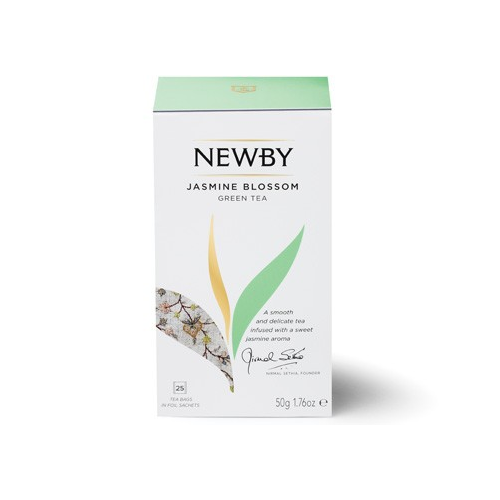 Чай зеленый Newby jasmine blossom 25 пакетиков
