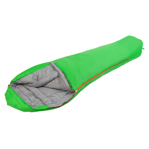 Спальный мешок Trek Planet Redmoon серо-зеленый, правый