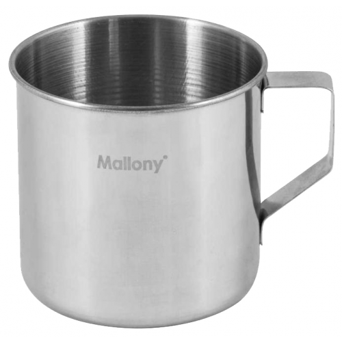 Кружка Mallony Fonte 500 мл, серебристый