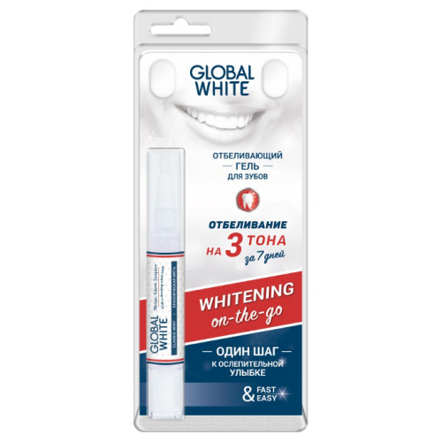 Карандаш для отбеливания зубов Global White Original