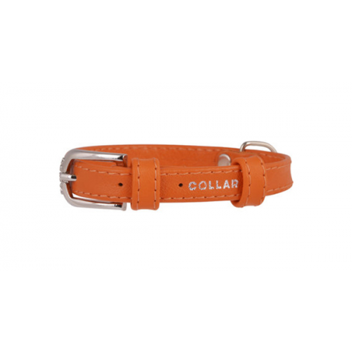 Ошейник для собак Collar Glamour, оранжевый, ширина 12 мм, длина 21-29 см