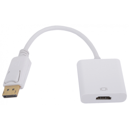 Адаптер VCOM DisplayPort-HDMI, M-F 0,1м White (CG553)