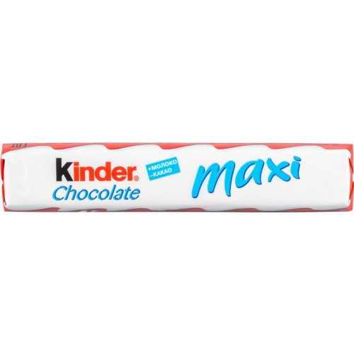 Шоколад молочный Kinder maxi с молочной начинкой 21 г