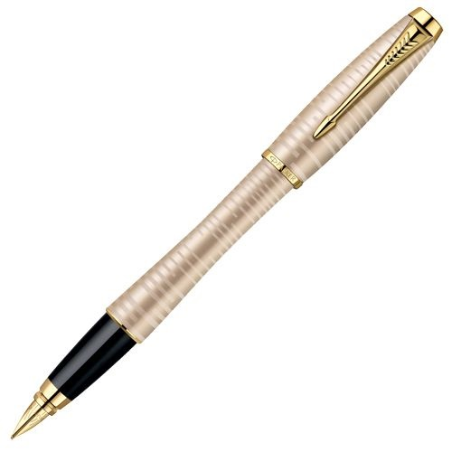Ручка перьевая Parker Urban Premium - Vacumatic Golden Pearl, F