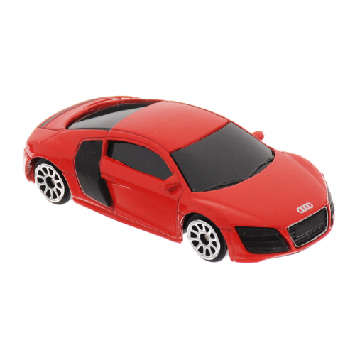 Машина металлическая RMZ City 1:64 Audi R8 V10, без механизмов, (красный) 344996S-RD