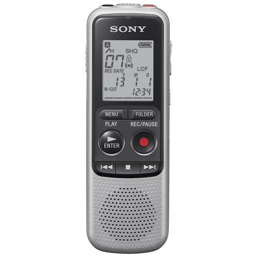 Цифровой диктофон Sony ICD-BX140 4 Гб Grey/Black