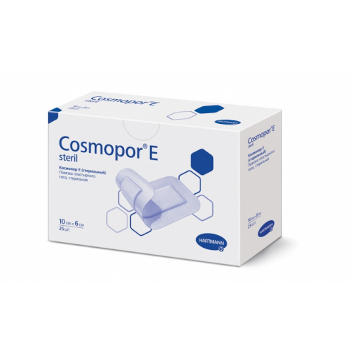 Повязки Cosmopor E стерильные послеоперационные самоклеящиеся 10х6 см 25 шт. 900871