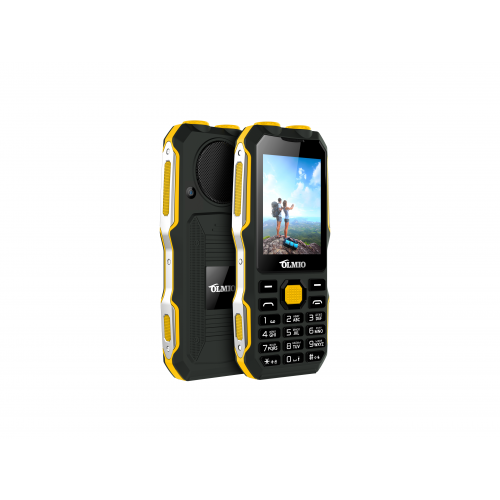 Мобильный телефон Olmio X02 черный-желтый 43868