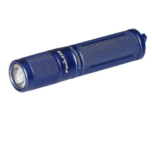 Туристический фонарь Fenix E05 синий, 3 режима