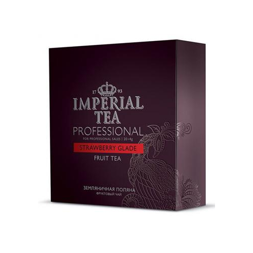 Чай черный земляничная поляна фруктовый чай Imperial tea professional пакетированный