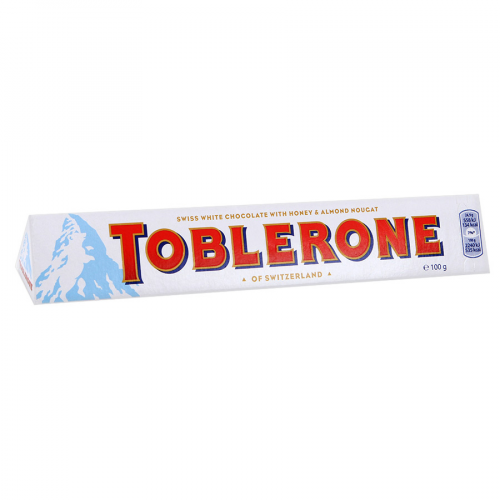 Шоколад белый Toblerone с медом и миндальной нугой 100 г